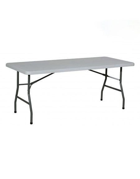 Table polyethylene rectangle 183 x 76 cm - 8 personnes