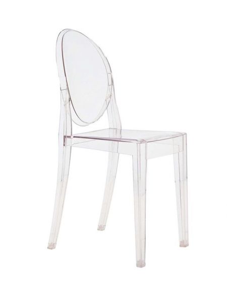 Chaise transparente Lisa