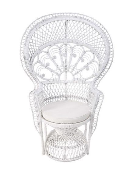 Fauteuil Emmanuelle blanc