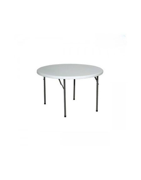 Table polyethylene ronde 122 cm