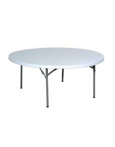 Table polyethylene ronde 178 cm