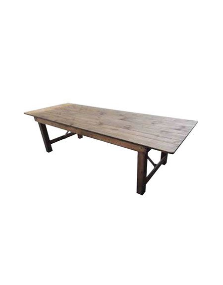 Table rustique vintage 210x100 cm - 8/10 personnes